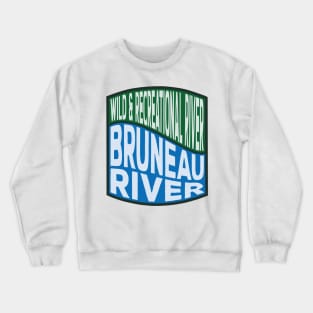 Bruneau River Wild and Recreational River wave Crewneck Sweatshirt